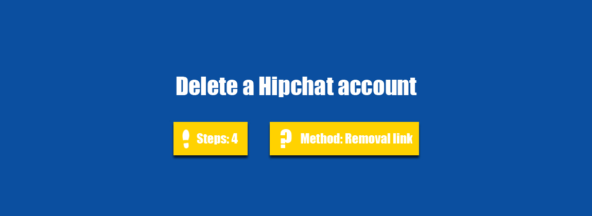 Delete Hipchat account