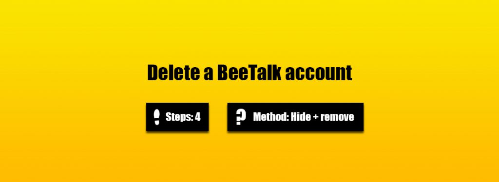 delete beetalk account