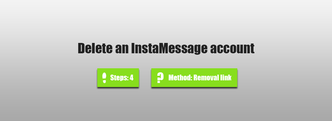 Delete instamessage account