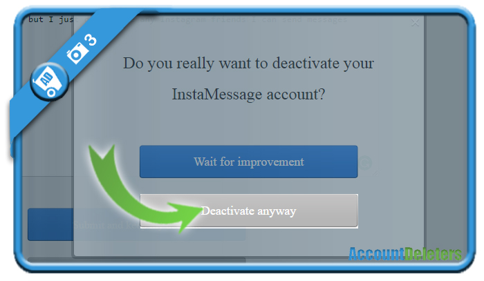 Account löschen instamessage seperjunksell: