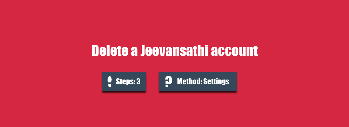 delete jeevansathi account