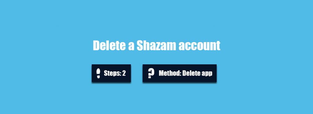 Delete Shazam account