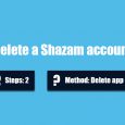 Delete Shazam account