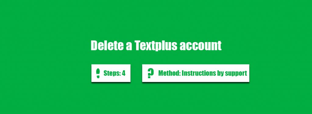 delete textplus account
