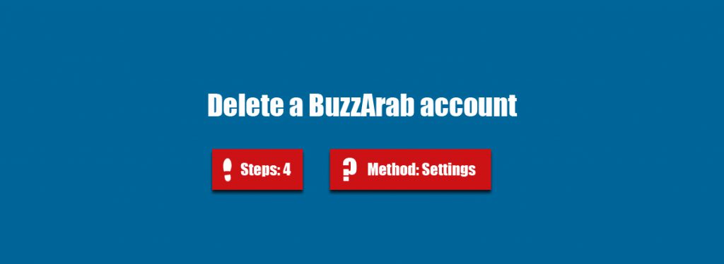 delete buzzarab account