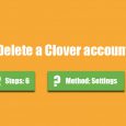 delete clover account