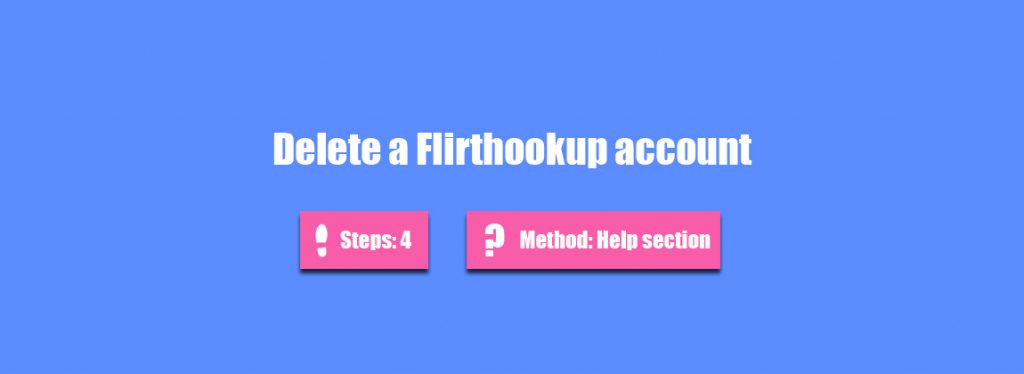 delete flirthookup account