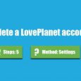 delete loveplanet account