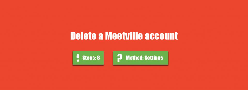 delete meetville account