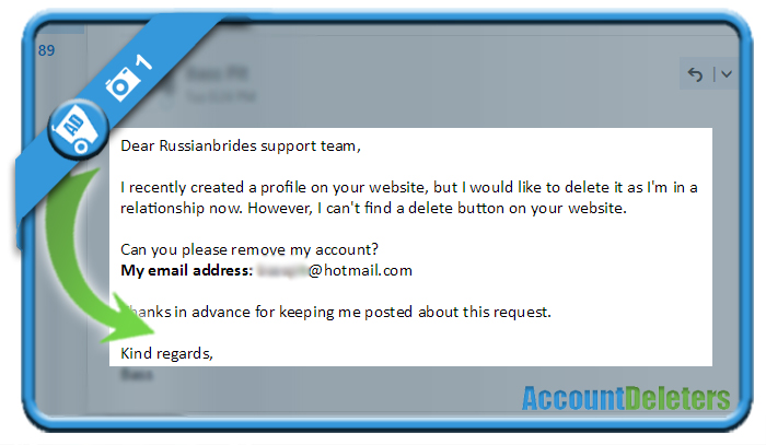 delete russianbrides account 1