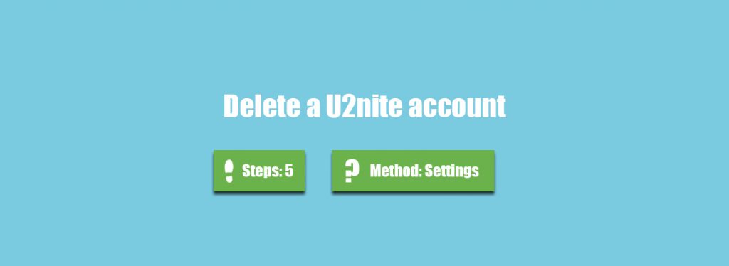 delete u2nite account