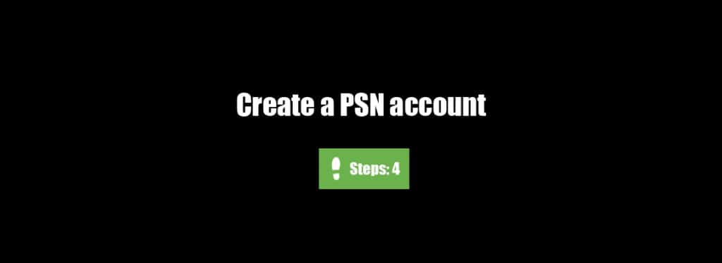 create playstation psn account