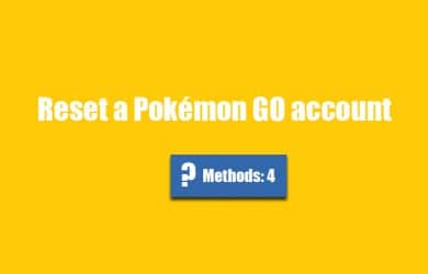 reset pokemon go account