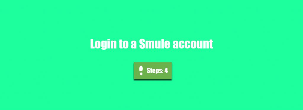 smule account login