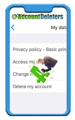 delete happn account 5