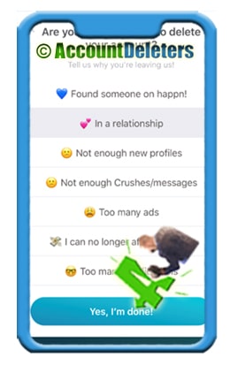 delete happn account 7