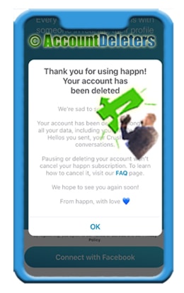 delete happn account 8