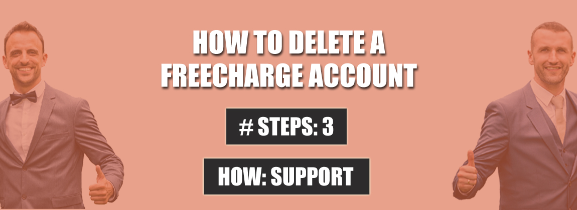 delete freecharge account