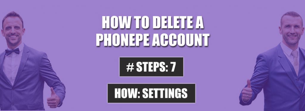 delete phonepe account