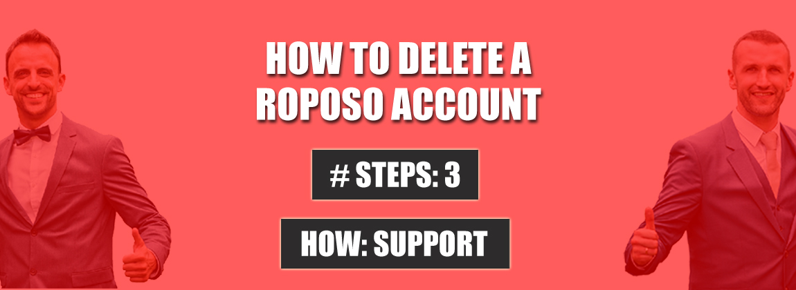 delete roposo account