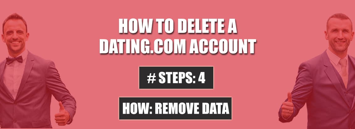 delete dating com account