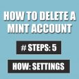 delete mint account
