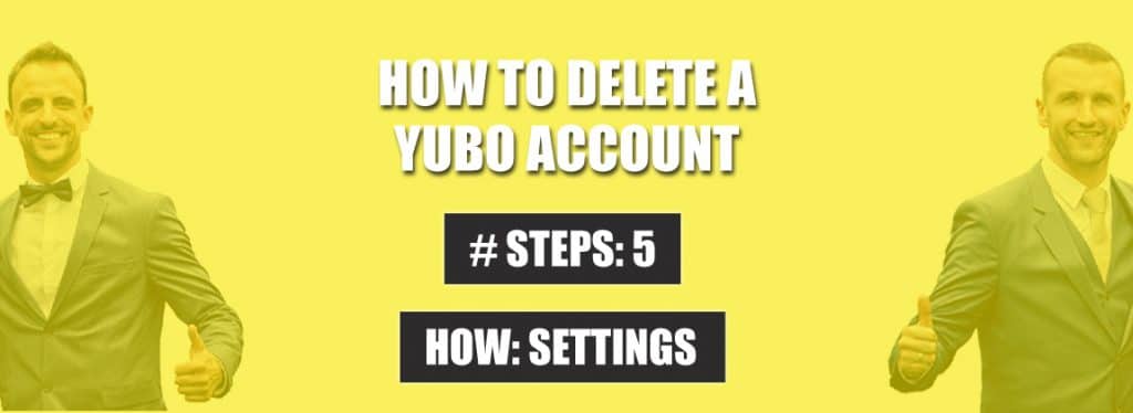 how to delete yellow account?