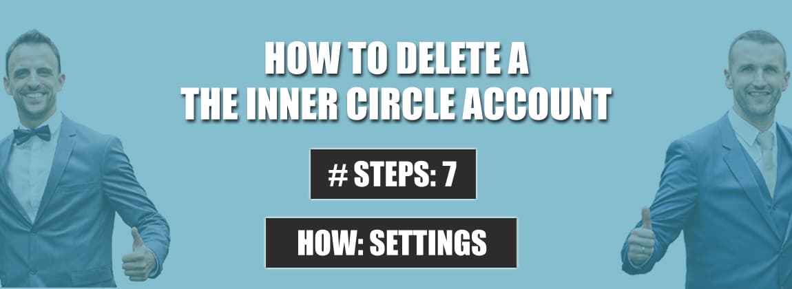 delete the inner circle account